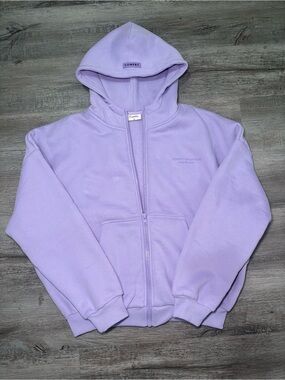 Comfrt Collection Lavender Zip-Up Hoodie Jacket